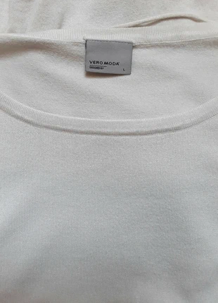 Pull manches 3/4 crème Véro Moda, brand: Vero Moda, condizioni: Ottime, taglia: L / IT 44 / EU 40, €5.00, €5.95 include la Protezione acquisti