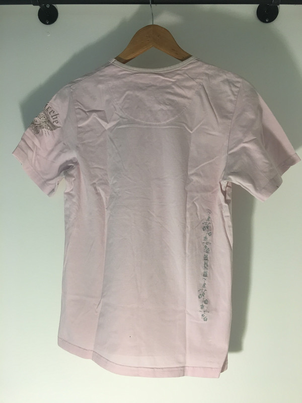 T shirt rose taille S  5