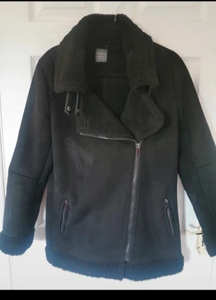 🖤 Primark faux shearling aviator jacket – Size 10, brand: Primark, condition: Very good, size: M / 38 / 10, €8.99, €10.14 includes Buyer Protection
