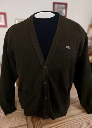 Gilet Lacoste laine vert à boutons. Devanlay. Taille 6., brand: Lacoste, condition: Good, size: XL, €35.00, €37.45 includes Buyer Protection