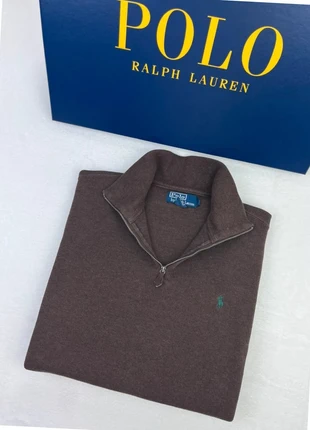 Pull half zip col camionneur Ralph Lauren marron logo vert brodé M homme old money, marke: Ralph Lauren, zustand: Sehr gut, größe: M, 50,00 €, 53,20 € beinhaltet Vinted-Käuferschutz Pro