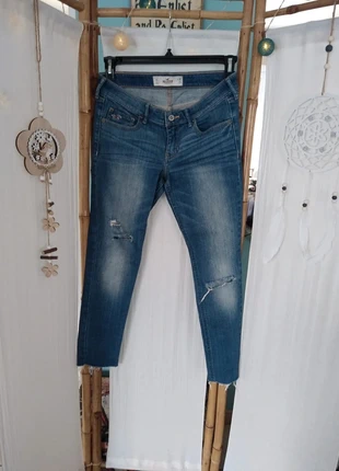 Jean Hollister bleu taille 38, marca: Hollister, estado: Muito bom, tamanho: M / 38 / 10, €6.00, €7.00 inclui Proteção do Comprador