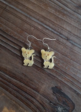 Boucles d'oreilles chat , estado: Muy bueno, 1,00 €, 1,75 € Protección al comprador incluida