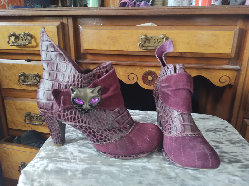 Irregular choice meow on sale boots