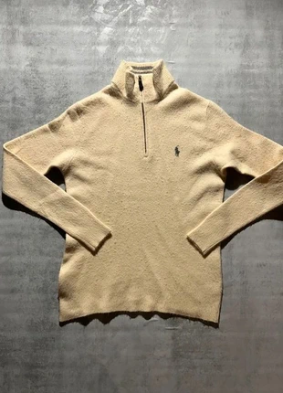 Half zip en Laine Ralph Lauren XS beige, marca: Ralph Lauren, estado: Muito bom, tamanho: XS / 34 / 6, €45.00, €47.95 inclui Proteção do Comprador