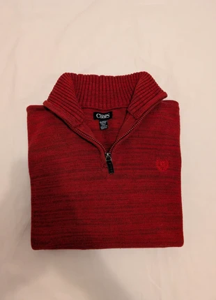 Half zip 1/4 zip col camionneur Chaps Ralph Lauren | Taille XL | Rouge logo brodé Rouge, marca: Ralph Lauren, estado: Muy bueno, tamaño: XL, 20,00 €, 21,70 € Protección al comprador incluida
