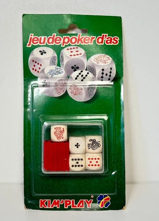 Jeu de Poker d'As vintage sous blister - Fabriqué en France, brand: Kim'Play, condition: New without tags, €5.00, €5.95 includes Buyer Protection Pro