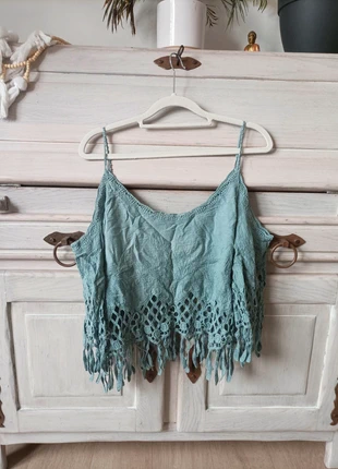 Schöne Carmenbluse, merk: Ohne, staat: Heel goed, maat: S / 36 / 8, € 4,00, € 4,90 inclusief Kopersbescherming