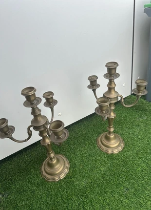 Chandeliers antiques en laiton – lot de 2 – style vintage/ancien, marque: Antique, état: Comme neuf, 40,00 €, 42,70 € Protection acheteurs incluse