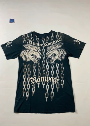Y2K 2007 Xtreme Couture Black Dog Chains Rampage Shirt – T-shirt vintage 00s Xtreme Couture, marque: Xtreme couture, état: Bon état, taille: S, 65,00 €, 68,95 € Protection acheteurs (Pro) incluse