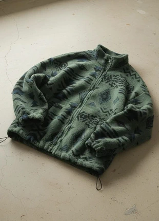 Veste polaire motif aztèque - vert, style bohème, extérieur., brand: atelier nomade, condizioni: Ottime, taglia: M / IT 42 / EU 38, €79.90, €84.60 include la Protezione acquisti