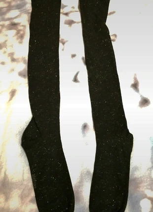 Calze "Parigine" brillantinate, état: Neuf sans étiquette, taille: M | 39–42, 2,00 €, 2,80 € Protection acheteurs incluse