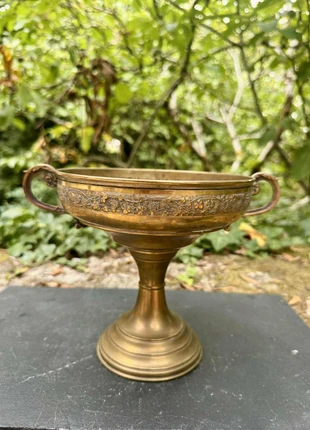 Grande coupe à fruits en laiton époque Napoléon III, brand: grande coupe en laiton XIXe siècle, condition: Good, €30.00, €32.20 includes Buyer Protection Pro