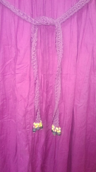 Robe violette genoux 5