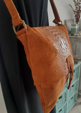 Bolso de piel de serraje 👌, brand: Cuero, condizioni: Nuovo con cartellino, €32.95, €35.30 include la Protezione acquisti