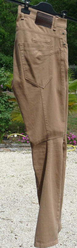 Imperial Homme pantalon cigarette en jersey coloris camel