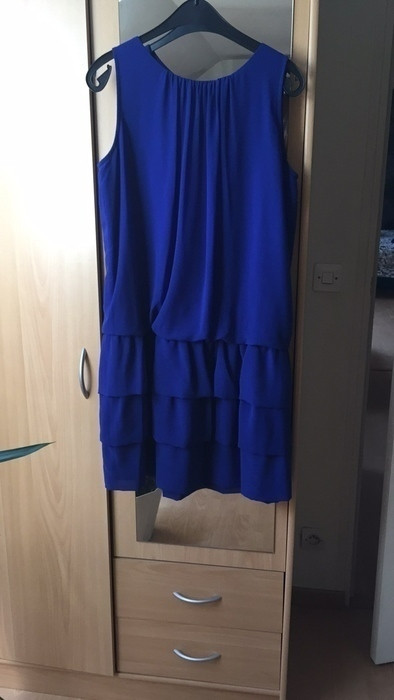 Robe bleu électrique Etam 2