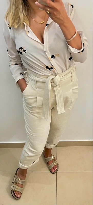 Chemise imprimée éléphants – AA&ZZ Taille M - photo numéro 4