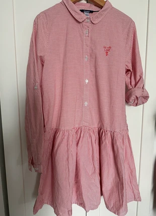 Robe manches longues retrousable taille 10 ans rose/rayure okaïdi tres bon état, marque: Okaïdi, état: Très bon état, taille: 10 ans / 140 cm, 3,00 €, 3,85 € Protection acheteurs incluse