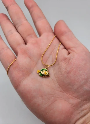 Stainless steel gekleurde vis ketting, merk: Boutiek, staat: Nieuw zonder prijskaartje, € 5,95, € 6,95 inclusief Kopersbescherming Pro