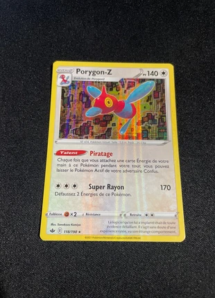 Carte Pokémon Porygon-Z Holo 118/198 EB06 Règne de Glace FR Neuf, marke: Pokémon, zustand: Neu, 1,00 €, 1,75 € beinhaltet Vinted-Käuferschutz Pro