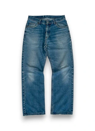 Levi’s 501 straightleg denim jeans - 90s marine blue - W34/L32, merk: Levi's, staat: Heel goed, maat: W33 | FR 42, € 35,00, € 37,45 inclusief Kopersbescherming Pro