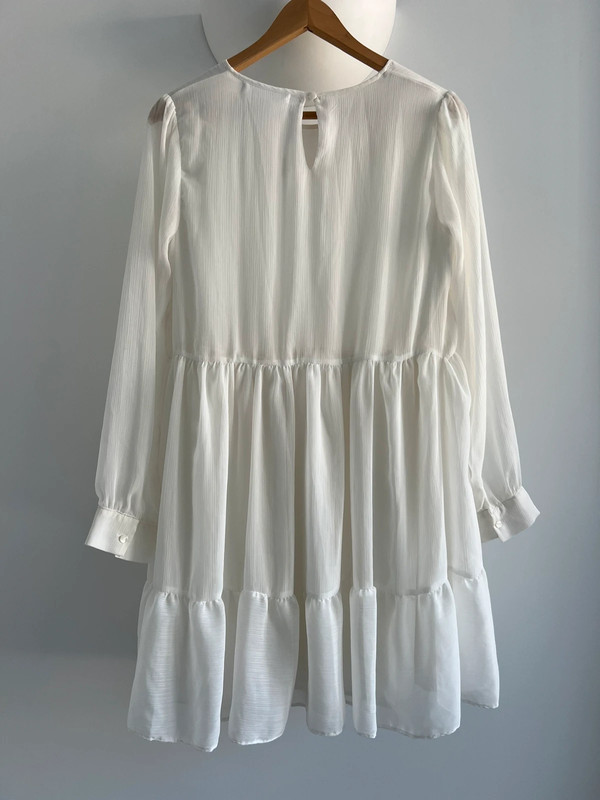 Vintage biała sukienka 2