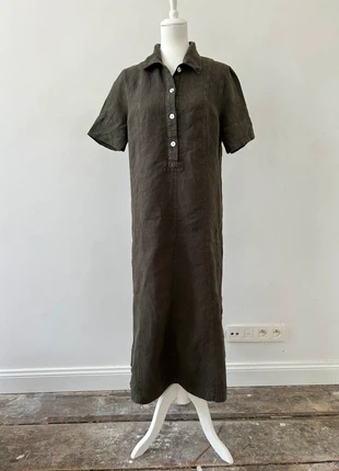 Brown OSKA Linen Dress, marque: OSKA, état: Très bon état, taille: M / 38 / 10, 30,00 €, 32,20 € Protection acheteurs incluse
