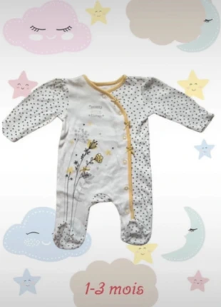 Pyjama 1-3 mois, brand: George, condizioni: Ottime, taglia: 1-3 mesi / 56 cm, €6.00, €7.00 include la Protezione acquisti