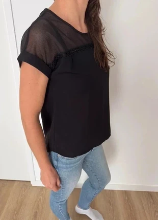 Top noir Molly Bracken – Détails résille 🖤, marke: Molly Bracken, zustand: Sehr gut, größe: M / 38 / 10, 22,50 €, 24,33 € inklusive Vinted-Käuferschutz