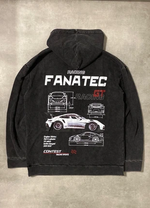 🔥Sweat à capuche gris - Unisexe - Taille M – Racing Oversize🔥, brand: y2k, condizioni: Nuovo senza cartellino, taglia: M, €36.50, €39.03 include la Protezione acquisti