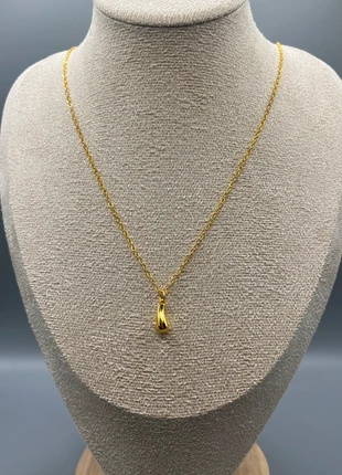 Collier goutte d'eau doré en acier inoxydable, marque: Tendance Fashion, état: Très bon état, 7,99 €, 9,09 € Protection acheteurs (Pro) incluse