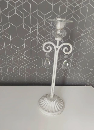 Bougeoir en fer et cristal, condition: Good, €2.00, €2.80 includes Buyer Protection