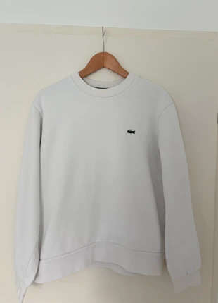 Pull Lacoste blanc sans capuche, marque: Lacoste, état: Neuf sans étiquette, taille: L, 50,00 €, 53,20 € Protection acheteurs incluse