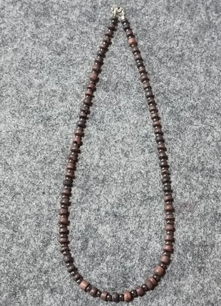 Hematite and wood bead necklace, brand: Made In Italy, condizioni: Nuovo senza cartellino, €2.00, €2.80 include la Protezione acquisti