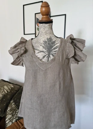 Top épaules volantées🪷🦢, marca: Boutique Italiana, estado: Nuevo sin etiquetas, tamaño: L / 40 / 12, 16,90 €, 18,45 € Protección al comprador incluida