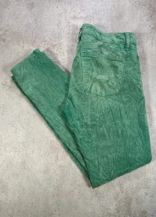 Pantalon Vintage En Velours Côtelé / Corduroy Gap vert clair nervuré taille 28/6, brand: GAP, condition: Very good, size: XL / 42 / 14, €18.00, €19.60 includes Buyer Protection Pro