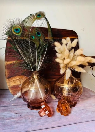 Lot de 2 Carafes en verre rose Rosaline, marque: Vintage Love, état: Très bon état, 18,00 €, 19,60 € Protection acheteurs incluse