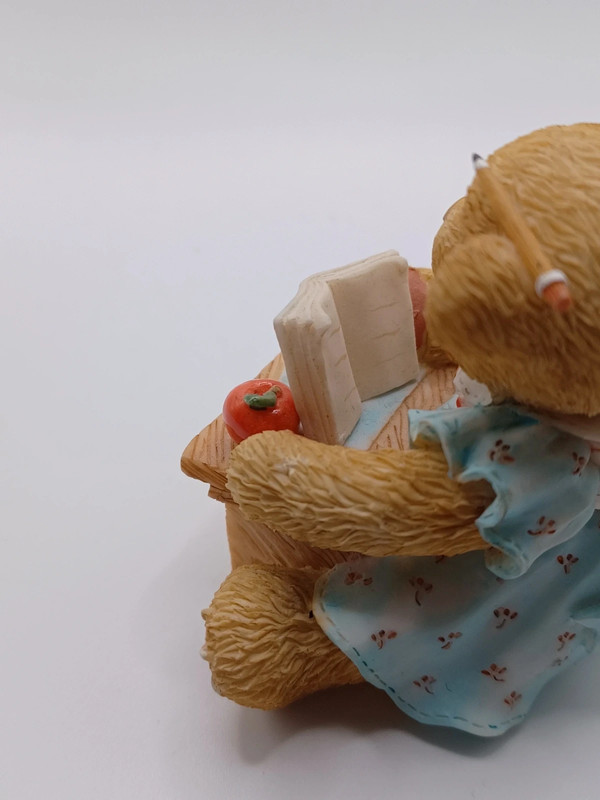 Vintage 1996 Enesco Priscilla Hillman Cherished Teddies Linda ABC and 123 Figurine