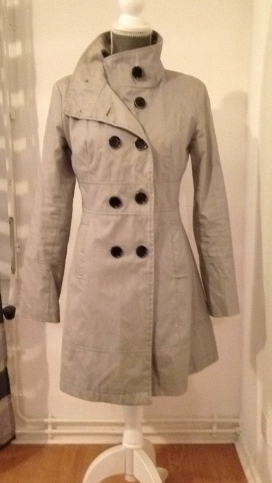 Trench-coat gris clair 1