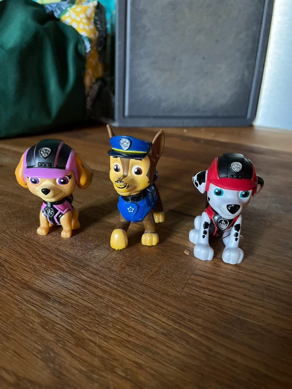 Figurine pat'patrouille (paw patrol) : sac à dos : coffret 3 figurines -  Conforama