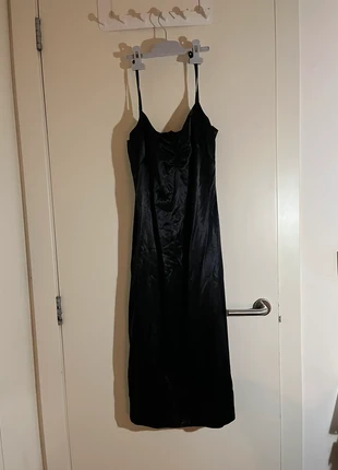 Vestido largo negro satinado, marque: Torero, état: Bon état, taille: M / 38 / 10, 5,00 €, 5,95 € Protection acheteurs incluse