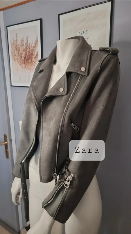 Perfecto effet daim zara Vinted