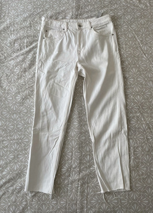 Jean droit blanc/crème 