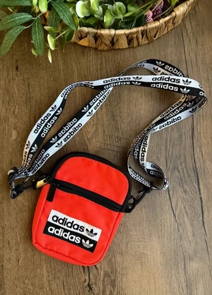 Adidas Originals Orange/Red Crossbody Bag, brand: adidas Originals, condition: Very good, £10.00, £11.20 includes Buyer Protection