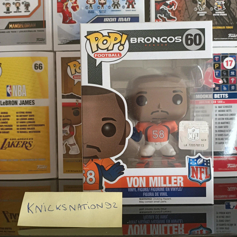 Von Miller Denver Broncos NFL Funko Pop! #60 New