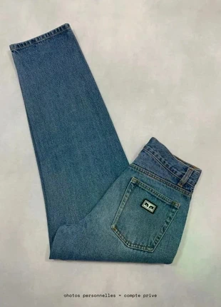 Jean Obey Large Loose fit Denim Skate Pant Bleu Marine Taille S w27 #884, merk: Obey, staat: Heel goed, maat: S / 36 / 8, € 49,00, € 52,15 inclusief Kopersbescherming