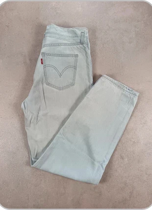 Jean Levi's taille haute coupe large | 100% coton bleu clair | taille 38 FR femme, marca: Levi's, estado: Satisfactorio, tamaño: M / 38 / 10, 6,90 €, 7,95 € Protección al comprador Pro incluida