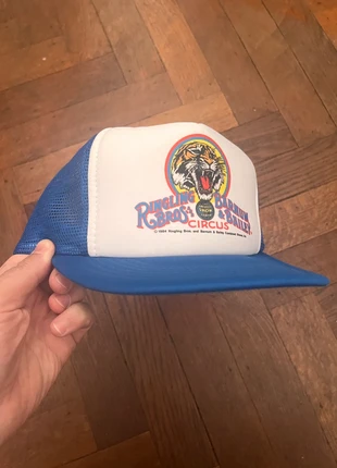 Vintage 80s Ringling Circus Tiger Mesh Trucker cap, brand: American Vintage, condition: Very good, size: One size, £15.00, £16.45 includes Buyer Protection