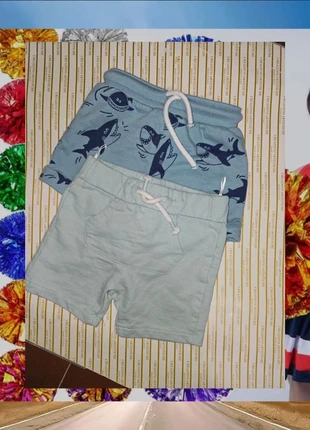 Lindos y cómodos shorts para uso diario prácticamente sin usar para talla 9/12 meses🎈, marque: C&A, état: Très bon état, taille: 9-12 mois / 74 cm, 3,00 €, 3,85 € Protection acheteurs incluse